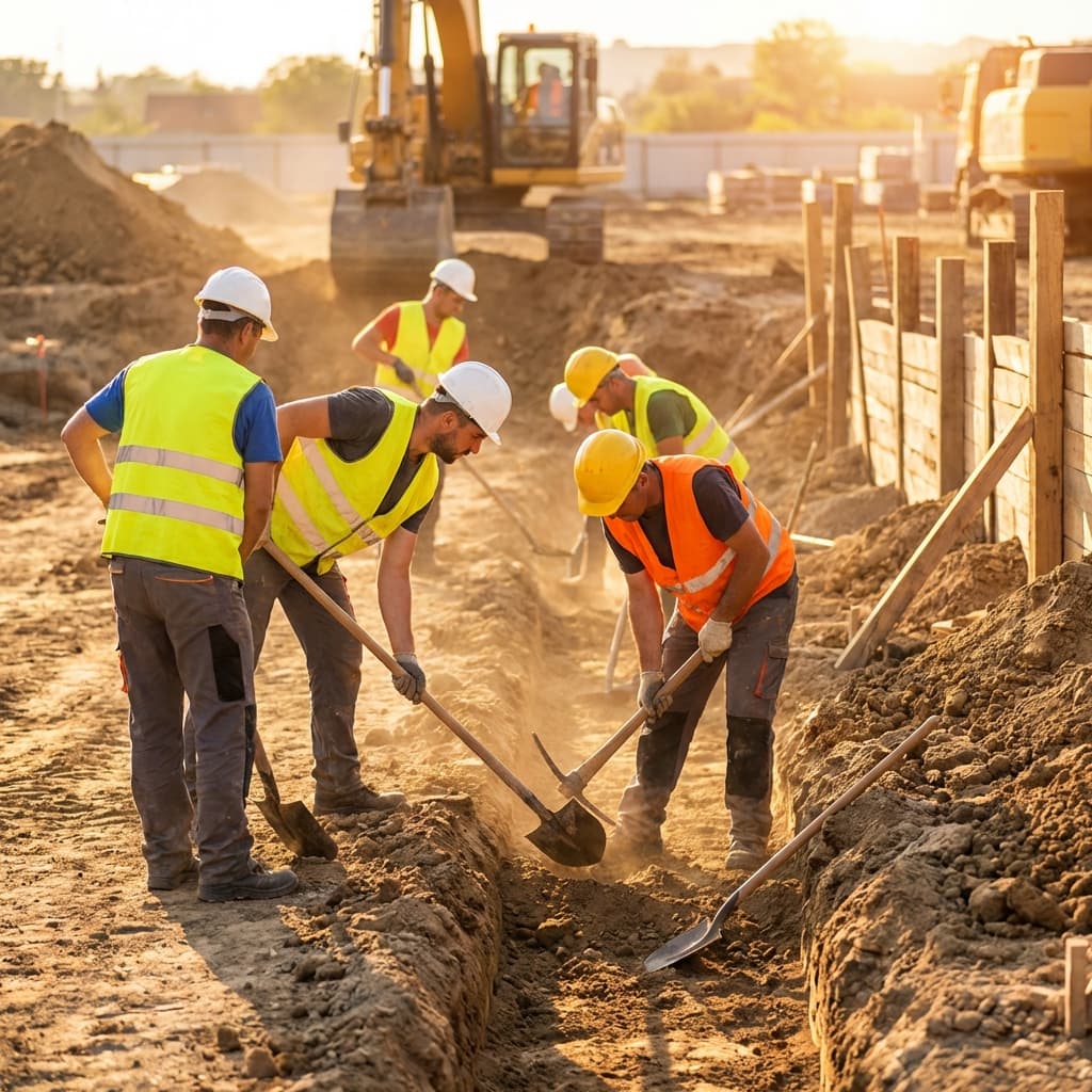 Pit and Foundation Excavation - कुंड/ नींव खुदाई वाला